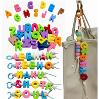 20mm numbers, letters. Solid colored bead. Spacer beads, acrylic beads, DIY chain accessories, decorative items.