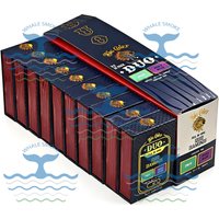 Empty Big Cheif Cartridge Storage Gift Paper Boxes Cardsolt Container Display Box Dual Chamber Filp Top Screen Packaging 1+1ml