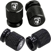 4PCS Car Wheel Tire Valve Caps Tyre Stem Covers Airdust Waterproof For Fiat ABARTH Auto Accessories