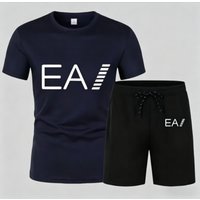 Men's Set Summer T-shirt Sports and Leisure Set