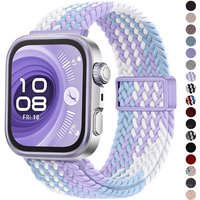 Magnetic Nylon Loop Strap for Huawei Watch Fit 4Pro/Fit4/3 Elastic Braided Watchband Band for Huawei Fit3 Fit4 Fit 4Pro Bracelet