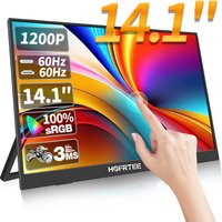 HGFRTEE 14 Inch Portable Monitor Touch/no Touch optional 100%sRGB 400cd/m2 Gaming Computer Expand Display For XBox PS4/ 5 Switch