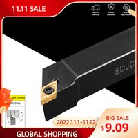 KaKarot outil de tournage externe SDJCR/L SDJCR1212H11 SDJCL1212H11 SDJCR16 porte-outil DCMT11 ensemble d'outils de coupe de tour à insert en carbure