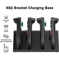 Switch2 controller charging stand, with charging indicator light, NS2 controller magnetically attached four-in-one charging unit