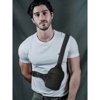 AliExpress NONE Casual Men Shoulder Chest Bag Nylon Waterproof Outdoor Sport Running Cycling Belt Bag Large Capacity Travel Phone Pouch Bag