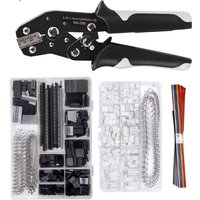 SN-28B+1550Pcs dupont crimping tool pliers terminal ferrule crimper wire hand tool set terminals clamp kit tool