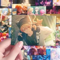 63Pcs Anime Peripheral Stickers Warm Decoration Skateboarding Bicycle Refrigerator Luggage Desktop Luggage Phone Case Water Cup