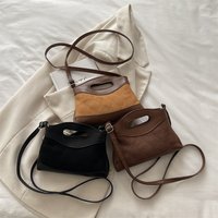Women Fashion Quilted Shoulder Bag Female Classic Suede Leather Bag Vintage Lady Simple Square Shape Tote Bags Woman Handbag