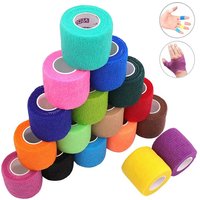 1Rolls Self Adhesive Elastic Sports Bandage Wrap - Joints & Limbs & Pet Protection | Athletic Injury Tape | Compression Strap