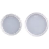 2x Coaster Base Silicone Model Ornament DIY Epoxy Resin Making Supplies Tool Decorative Tray for Home Party Living Room Decor
