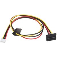 ITX Power Cable SATA 15PIN to Small 4Pin Female Convert Cord PH2.0mm XH2.54mm Gap for PC Computer Motherboard Power Wire Adapter