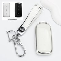 Brand New TPU Car Smart Key Case Cover for Geely EX5 Galaxy Starray E5 EMI E8 Proton E.MAS L6 L7 Starry Keychain Accessories