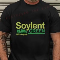 Soylent Green Print Men's Creative T-shirt New Men's Casual O-neck Short Sleeve Tees