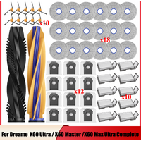 For(Dreame X60 Max Ultra Complete / X60 Ultra / X60 Master)Main brush Side brush HEPA Filter Mop Cloth Dust Bag Accessories