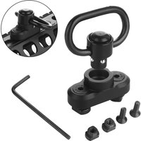 1.25” QD Sling Swivel Mount Heavy Duty Quick Detach Push Button Swivels for Two Point Sling 360°Rotatable Easy to Mount QD Sling