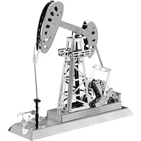 petroleum drilling 3D Metal Puzzle model kits DIY Laser Cut Puzzles Jigsaw Toy For Children