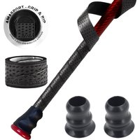 AMASPORT Bat Grip Tapes 2 Pack with 2 Pack Bat Taper Knob,Comfortable and Soft Bat Tape for Softball Baseball Sports Accessories