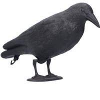 Crow Decoy Simulation Plastic Crow Statue Hunting Bait Decoys Tool for Outdoor Garden Decoration Hunting Bait Tool Hunting Decoy