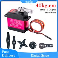 40kg.cm Digital Servo Large Torque Full Metal Gear IP66 Waterproof 270 Degree with 25T Servo Arm For RC Car Crawler Robot DS3240