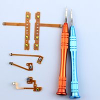 2pc Screwdriver + Flex Cable for Joycon Switch Strap Ribbon SL SR ZR ZL L Spare Parts for Switch Repair Kit Accessories