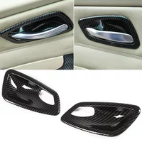 Carbon Fiber Inner Door Handle Bowl Protective Cover Trim for BMW E92 E93 335i M3 Couple 2007-2013