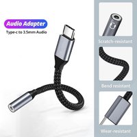 USB Type-C to 3.5mm Jack Audio Adapter Cable Type C Earphones Converter Type C Audio Adapter Accessories For iPhone 16 15 Series