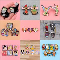 3-20pcs/set Mixed Cartoon Animation Enamel Pins Cute Cat Brooches Badge on Backpack Clothing Accessories Friends Gifts
