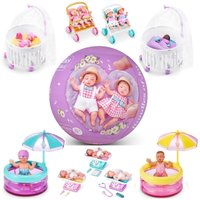 5X Mini Baby Surprise Doll Ball Blind Box Kids Pretend Play Realistic Mini Doll Toy For Girls Gift surprise box mystery figure image 4