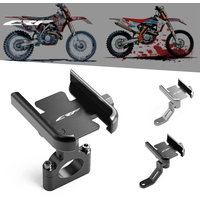 For HONDA CRF300L CRF250L CRF 230 450L CRF250F 250 450 R/X 300L Motorcycle Mobile Phone Holder GPS Navigator Mirror Handlebar