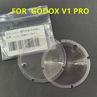 NEW For Godox V1 V1 PRO Front Head Glass Fresnel Panel Diffuser Plate Flash Round Cover Unit