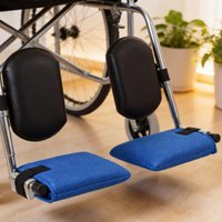 Wheelchair Footrest Pad Soft Non Slip Foot Pedal Cover 1 Pair Elderly Mobility Replacement Accessory Home Outdoor Travel Aid