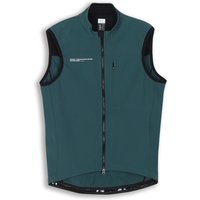 SPEXCEL 22 Explore Zimowa, wiatroodporna i termiczna kamizelka rowerowa z wewnętrzną warstwą, dwuwarstwowa odzież rowerowa z kieszenią na klatce piersiowej