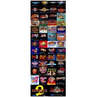 SNK NEO GEO X GOLD Limited special latest handheld game card sets vol1, containing 50 games!