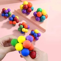 Scroll Atomic Irritability Balls Kids Sensory Stress Relief Toys Autism ADHD Anti Stress Hand Practice Massage Balls Gifts Adult