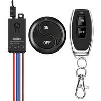 433Mhz Remote Control Wireless Switch AC 110V 220V 1CH RF 10A Relay Receiver and 2CH Transmitter For Car,Motor,Lamps,LED Lights,