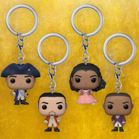 Hamilton Series 2026 FUNKO Pocket Keychains George Washington Alexander Angelica Schuyler Keychain Action Figure Toys