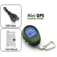 Mini GPS PG03 Lokalizator GPS do użytku na zewnątrz, wędrówek, biwakowania, wspinaczki, z kompasem