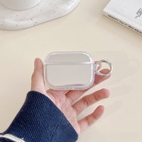 Phantom single-sided mirror stereoscopic headphone protective case with ring
