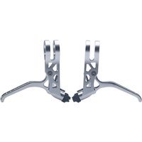 AliExpress mi Xim Folding Bike Brake lever CNC Hollow Lightweight Brake Handle 74g/pair 3sixty Brake Handle Adjustable travel