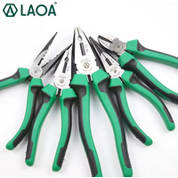 LAOA 8inch Industrial Wire Cutters Cr-Ni Needle Nose Pliers Electrician Tools Diagonal Plier