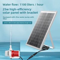 DC Submersible Water Pump 25W Solar Water Pump 12v Silent Fish Tank Circulating Pond Water Fountain Pump Aquarium Accessories