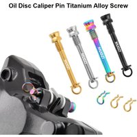 AliExpress NONE Titanium Alloy M4 Caliper Pin Screws for Shimano XT XTR Bike Hydraulic Disc Brake Pads Lightweight Bicycle Parts