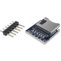 Micro SD Card Module SPI 3.3V TF Reader for Arduino ESP32 STM32 DIY Data Storage | Unsoldered Headers | Data Logger WiFi Cam