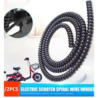 AliExpress NONE 1/2Pcs Bicycle Harness Winding Tube Electric Vehicle Brake Wire Protective Sleeve TPU Sheath Line Cable Spiral Winding Tube