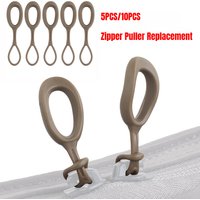5PCS/10PCS Zipper Puller Replacement Set – TPE Cord Extension Zipper Tabs for Backpack, Jacket, Hunting Vest, DIY Accessories