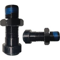 Wheelchair Accessory Rear Axle Pin Receiver Adapter, Steel Material, Universal Installation for Inner Diameters of 12mm and 12.7mm