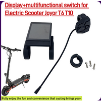 Original Dashboard Display Screen Control Panel with Turn Signal for JOYOR T6 T10 Electric Scooter Replacement Parts