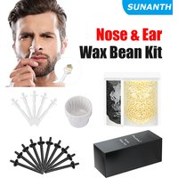 Portable Nose Hair Removal Wax Kit Paper-Free Cleaning Wax Set For Men And Women Wax Bean Nose and Ear Hair Removal Kit