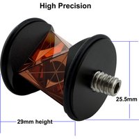 Light and Mini High precision 360 Degree Reflective Prism GRZ101 Reflector Prism with 1/4 Thread for Leica Total Station