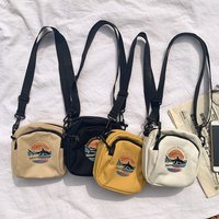 Mini Women's Bag Canvas Handbags Small Cloth Shoulder Crossbody Bags for Women 2023 Ladies Purse Phone Sac A Main Femme Bolsas